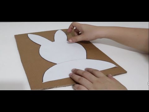 DIY Easter Decoration - Easter Bunny Wall Decor 2022