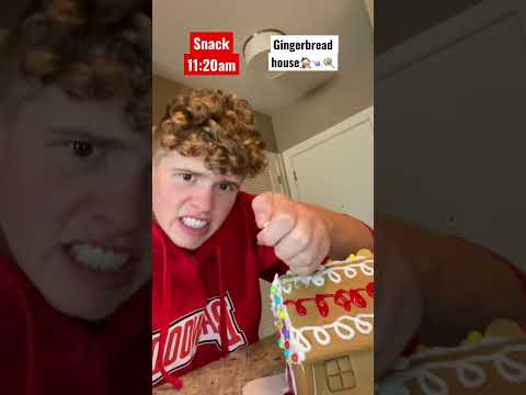 I ate all of Santa’s Christmas foods for the whole day! #shorts #christmas #challenge